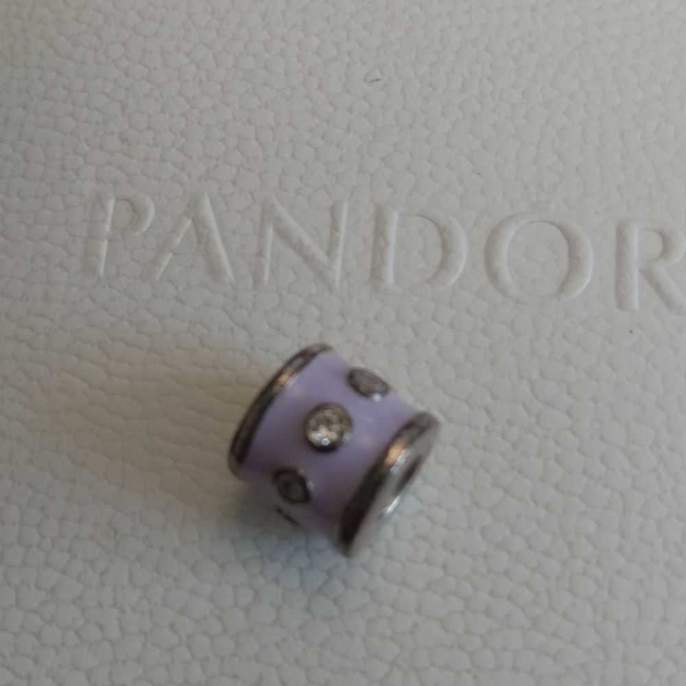 Pandora enamel stone charm